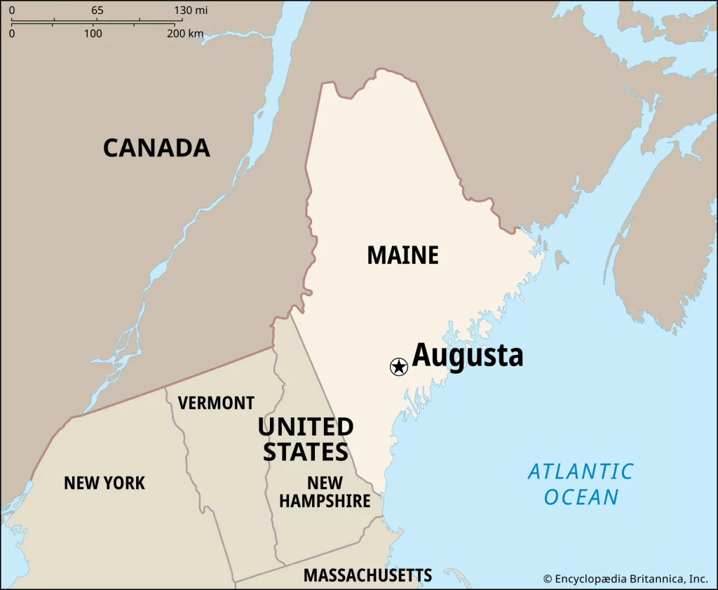 map Augusta us
